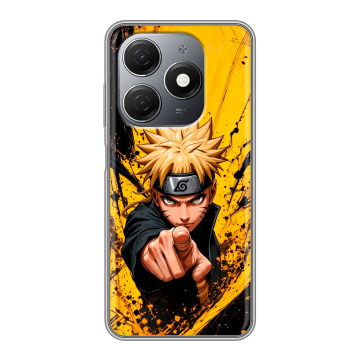 Силиконовый чехол на Tecno Spark 20 с принтом Naruto Наруто Силиконовый чехол на Tecno Spark 20 с принтом Naruto Наруто