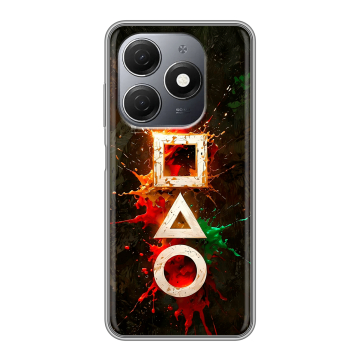 Силиконовый чехол на Tecno Spark 20 с принтом Squid Game Игра кальмара Силиконовый чехол на Tecno Spark 20 с принтом Squid Game Игра кальмара