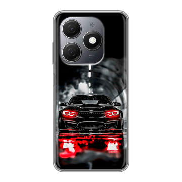 Силиконовый чехол на Tecno Spark 20 с принтом BMW БМВ Силиконовый чехол на Tecno Spark 20 с принтом BMW БМВ