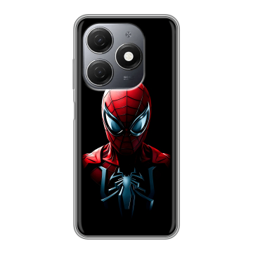 Силиконовый чехол на Tecno Spark 20 с принтом Spiderman Человек паук