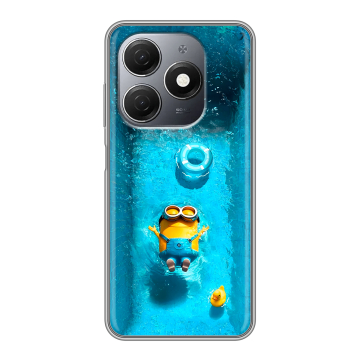 Силиконовый чехол на Tecno Spark 20 с принтом Миньоны Силиконовый чехол на Tecno Spark 20 с принтом Миньоны