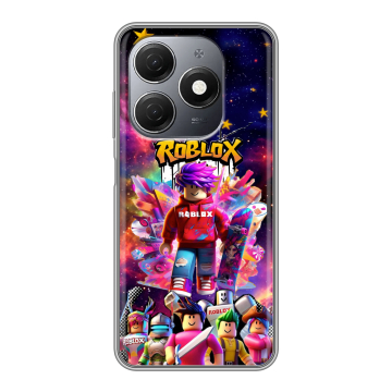 Силиконовый чехол на Tecno Spark 20 с принтом Roblox Роблокс Силиконовый чехол на Tecno Spark 20 с принтом Roblox Роблокс