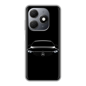 Силиконовый чехол на Tecno Spark 20 с принтом Mercedes Мерседес Силиконовый чехол на Tecno Spark 20 с принтом Mercedes Мерседес
