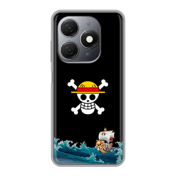 Силиконовый чехол на Tecno Spark 20 с принтом One Piece Ван Пис