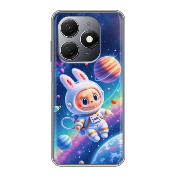 Силиконовый чехол на Tecno Spark 20 с принтом Labubu Лабубу Силиконовый чехол на Tecno Spark 20 с принтом Labubu Лабубу