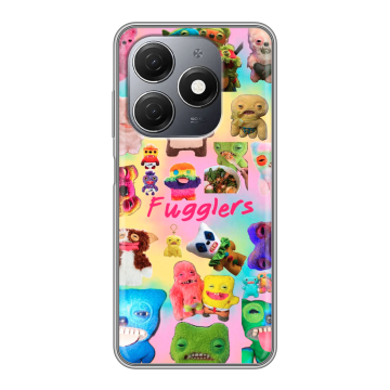 Силиконовый чехол на Tecno Spark 20 с принтом Флагер Fuggler