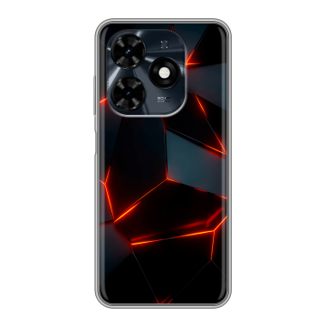 Силиконовый чехол на Tecno Spark 20C с принтом Яркие абстракции Силиконовый чехол на Tecno Spark 20C с принтом Яркие абстракции