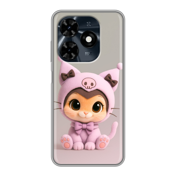 Силиконовый чехол на Tecno Spark 20C с принтом Куроми Kuromi Силиконовый чехол на Tecno Spark 20C с принтом Куроми Kuromi