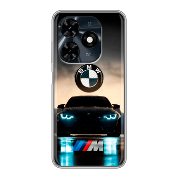 Силиконовый чехол на Tecno Spark 20C с принтом БМВ BMW