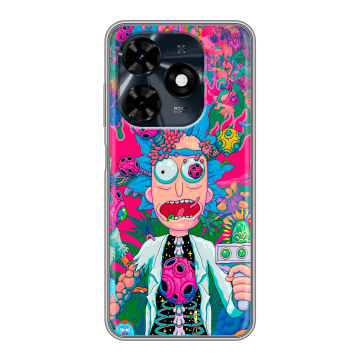 Силиконовый чехол на Tecno Spark 20C с принтом Рик и Морти Rick Morty Силиконовый чехол на Tecno Spark 20C с принтом Рик и Морти Rick Morty