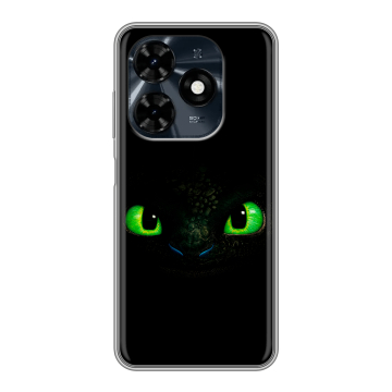 Силиконовый чехол на Tecno Spark 20C с принтом Как приручить дракона Силиконовый чехол на Tecno Spark 20C с принтом Как приручить дракона