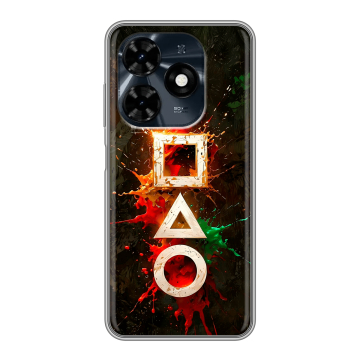 Силиконовый чехол на Tecno Spark 20C с принтом Squid Game Игра кальмара Силиконовый чехол на Tecno Spark 20C с принтом Squid Game Игра кальмара