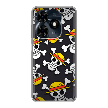Силиконовый чехол на Tecno Spark 20C с принтом One Piece Ван Пис