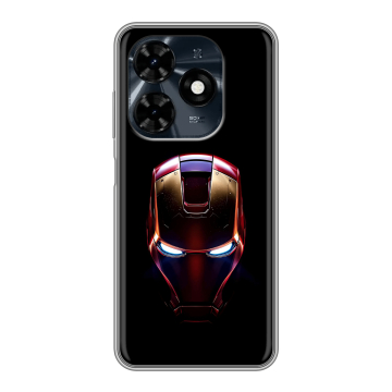 Силиконовый чехол на Tecno Spark 20C с принтом IronMan Железный человек Силиконовый чехол на Tecno Spark 20C с принтом IronMan Железный человек