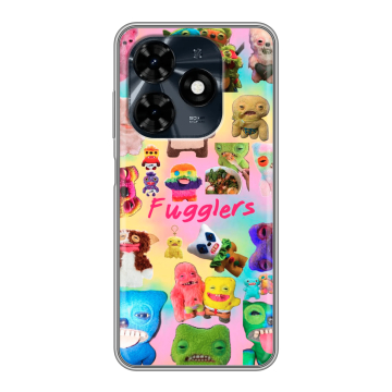 Силиконовый чехол на Tecno Spark 20C с принтом Флагер Fuggler