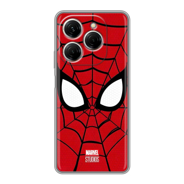 Силиконовый чехол на Tecno Spark 20 Pro с принтом человек паук spiderman Силиконовый чехол на Tecno Spark 20 Pro с принтом человек паук spiderman
