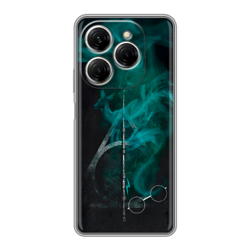 Силиконовый чехол на Tecno Spark 20 Pro с принтом Гарри Поттер Harry Potter