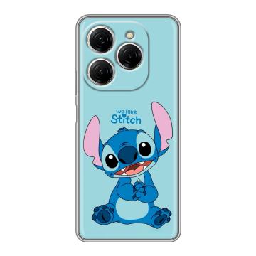 Силиконовый чехол на Tecno Spark 20 Pro с принтом Лило и Стич