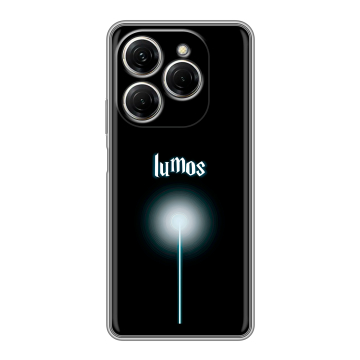 Силиконовый чехол на Tecno Spark 20 Pro с принтом Harry Potter Гарри Поттер
