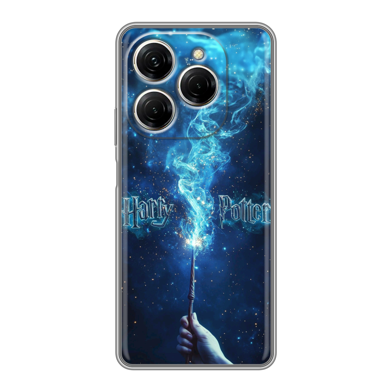 Силиконовый чехол на Tecno Spark 20 Pro с принтом Harry Potter Гарри Поттер Силиконовый чехол на Tecno Spark 20 Pro с принтом Harry Potter Гарри Поттер