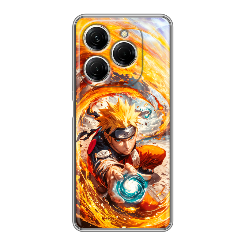 Силиконовый чехол на Tecno Spark 20 Pro с принтом Аниме Наруто Naruto Силиконовый чехол на Tecno Spark 20 Pro с принтом Аниме Наруто Naruto