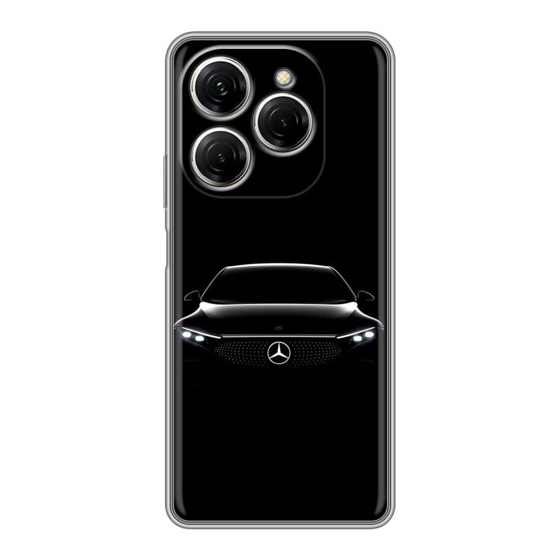 Силиконовый чехол на Tecno Spark 20 Pro с принтом Mercedes Мерседес Силиконовый чехол на Tecno Spark 20 Pro с принтом Mercedes Мерседес