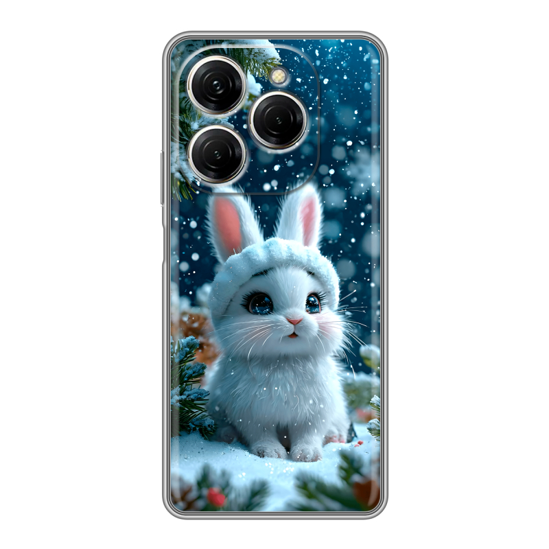 Силиконовый чехол на Tecno Spark 20 Pro с принтом Новый год Силиконовый чехол на Tecno Spark 20 Pro с принтом Новый год