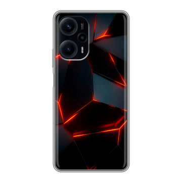 Силиконовый чехол на Xiaomi RedMi Note 12 Turbo с принтом Яркие абстракции Силиконовый чехол на Xiaomi RedMi Note 12 Turbo с принтом Яркие абстракции
