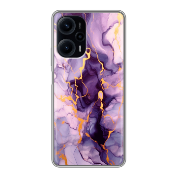 Силиконовый чехол на Xiaomi RedMi Note 12 Turbo с принтом Мрамор