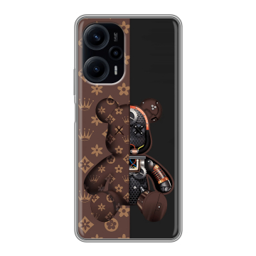 Силиконовый чехол на Xiaomi RedMi Note 12 Turbo с принтом Луи робот