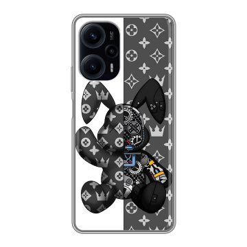 Силиконовый чехол на Xiaomi RedMi Note 12 Turbo с принтом Луи робот