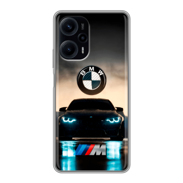 Силиконовый чехол на Xiaomi RedMi Note 12 Turbo с принтом БМВ BMW