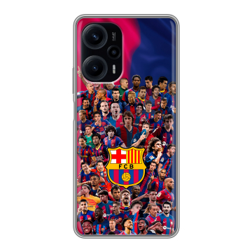 Силиконовый чехол на Xiaomi RedMi Note 12 Turbo с принтом Барселона Barcelona Силиконовый чехол на Xiaomi RedMi Note 12 Turbo с принтом Барселона Barcelona