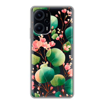 Силиконовый чехол на Xiaomi RedMi Note 12 Turbo с принтом женский