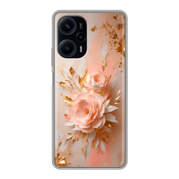 Силиконовый чехол на Xiaomi RedMi Note 12 Turbo с принтом женский