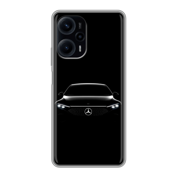 Силиконовый чехол на Xiaomi RedMi Note 12 Turbo с принтом Mercedes Мерседес