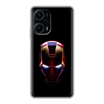 Силиконовый чехол на Xiaomi RedMi Note 12 Turbo с принтом IronMan Железный человек