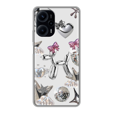 Силиконовый чехол на Xiaomi RedMi Note 12 Turbo с принтом Y2K