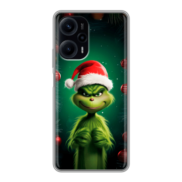 Силиконовый чехол на Xiaomi RedMi Note 12 Turbo с принтом Гринч Новый год Рождество Силиконовый чехол на Xiaomi RedMi Note 12 Turbo с принтом Гринч Новый год Рождество
