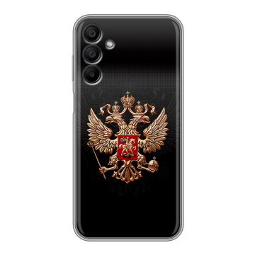 Силиконовый чехол на Samsung Galaxy A15 с принтом Герб России Силиконовый чехол на Samsung Galaxy A15 с принтом Герб России