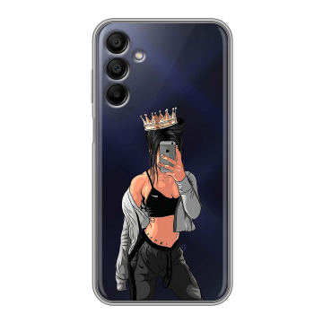 Силиконовый чехол на Samsung Galaxy A15 с принтом Женские принты Силиконовый чехол на Samsung Galaxy A15 с принтом Женские принты