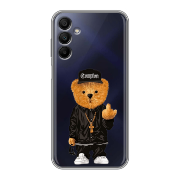 Силиконовый чехол на Samsung Galaxy A15 с принтом Мишка