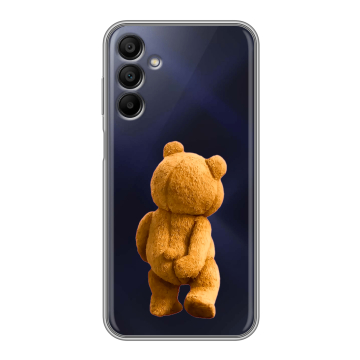 Силиконовый чехол на Samsung Galaxy A15 с принтом Медведь