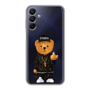 Силиконовый чехол на Samsung Galaxy A15 с принтом Плюшевый медведь