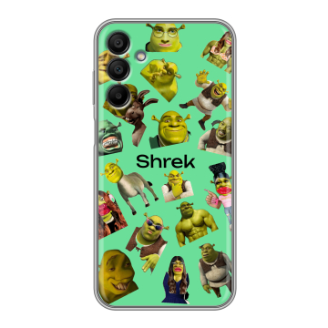 Силиконовый чехол на Samsung Galaxy A15 с принтом Шрек Shrek Силиконовый чехол на Samsung Galaxy A15 с принтом Шрек Shrek
