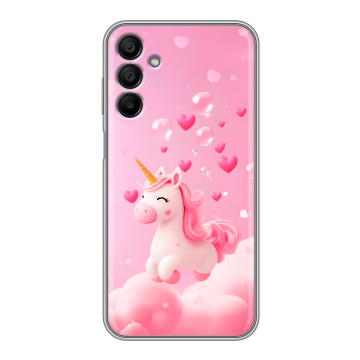 Силиконовый чехол на Samsung Galaxy A15 с принтом Единорог