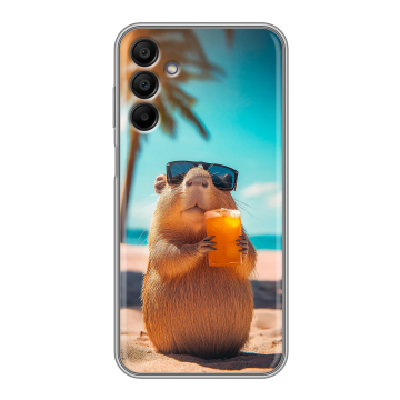 Силиконовый чехол на Samsung Galaxy A15 с принтом Капибара Силиконовый чехол на Samsung Galaxy A15 с принтом Капибара
