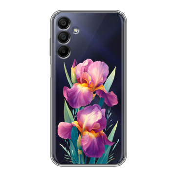 Силиконовый чехол на Samsung Galaxy A15 с принтом Цветы орхидеи Силиконовый чехол на Samsung Galaxy A15 с принтом Цветы орхидеи