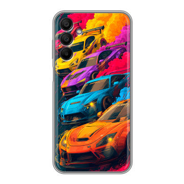 Силиконовый чехол на Samsung Galaxy A15 с принтом Тачки Силиконовый чехол на Samsung Galaxy A15 с принтом Тачки