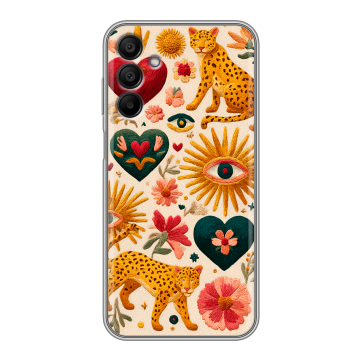 Силиконовый чехол на Samsung Galaxy A15 с принтом Модный принт Силиконовый чехол на Samsung Galaxy A15 с принтом Модный принт